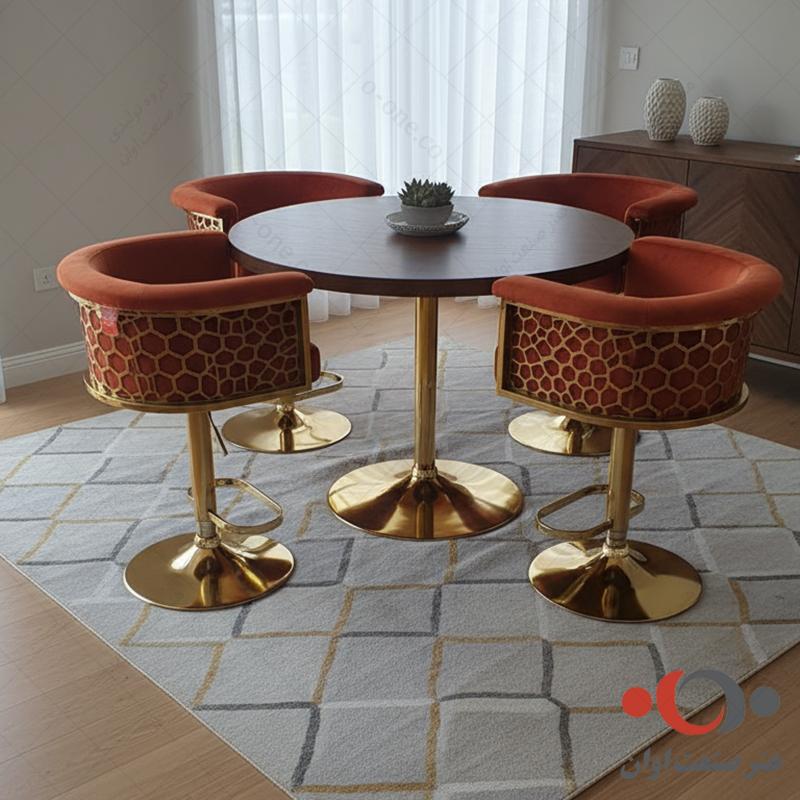 صندلی اپن سوفیا کندویی پارچه ای