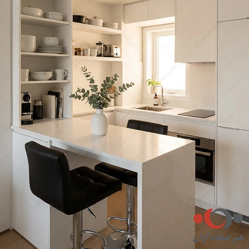 صندلی جک دار ریما بدون دسته چرمی