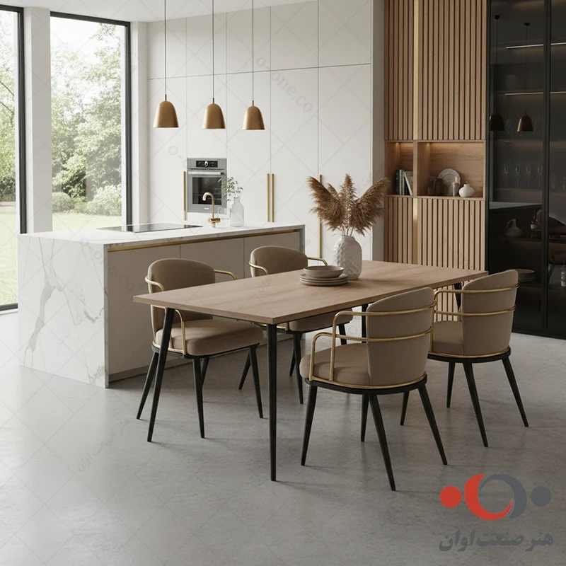 صندلی غذاخوری مدل آگرین نسکافه ای