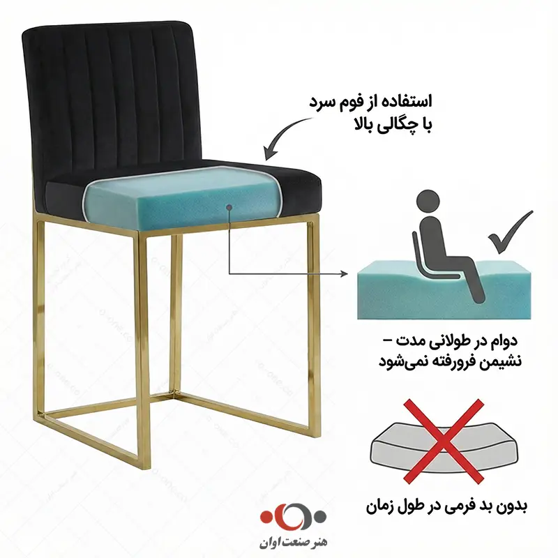 فوم سرد صندلی آسنا