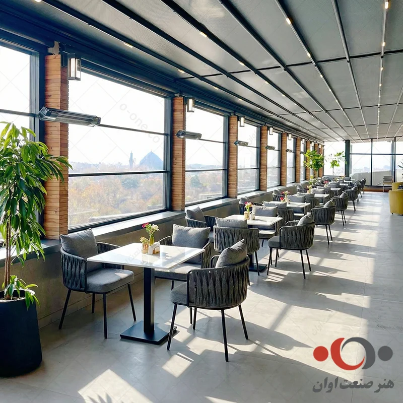 صندلی روف گاردن رستورانی آلین