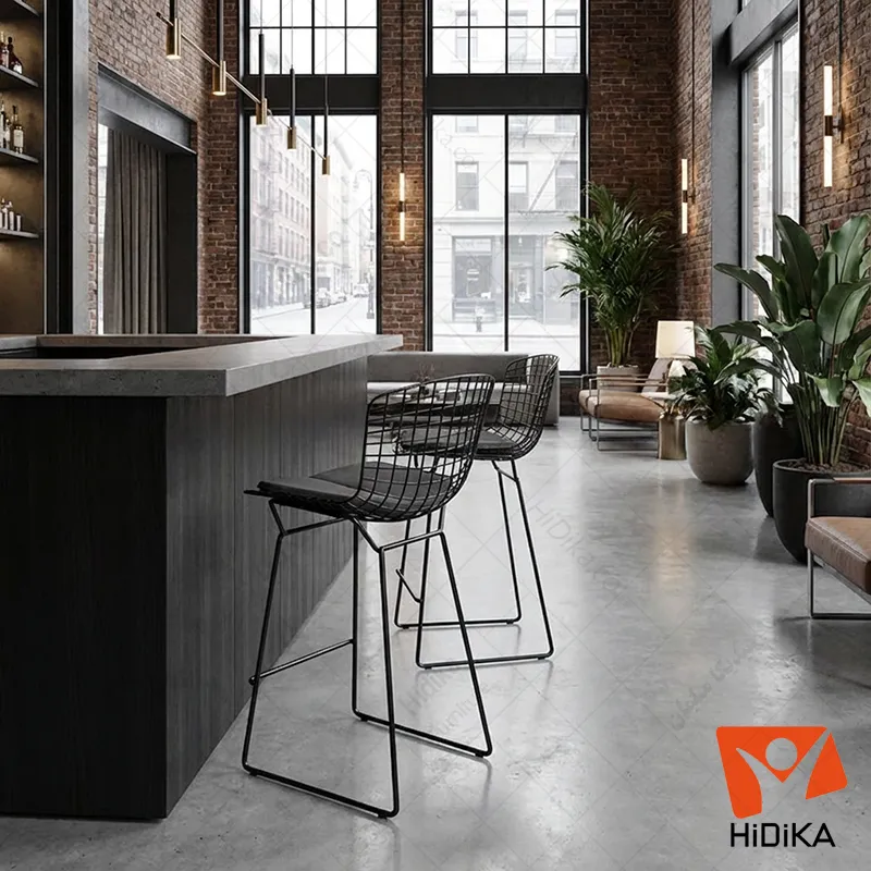 صندلی کانتر برتویا فلزی