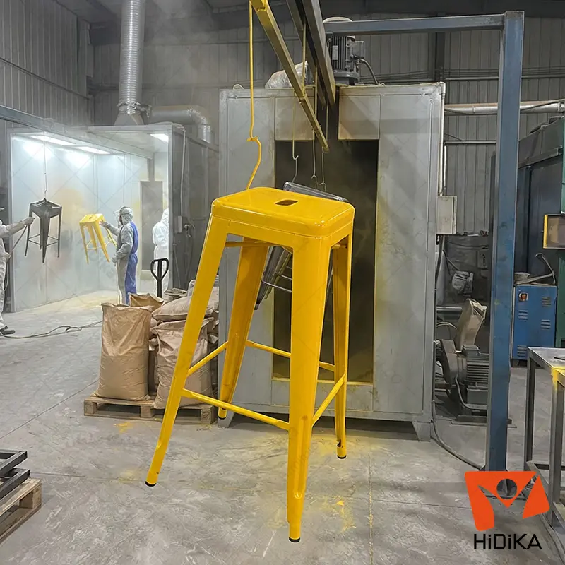 صندلی اپن تولیکس با رنگ استاتیک کوره ای