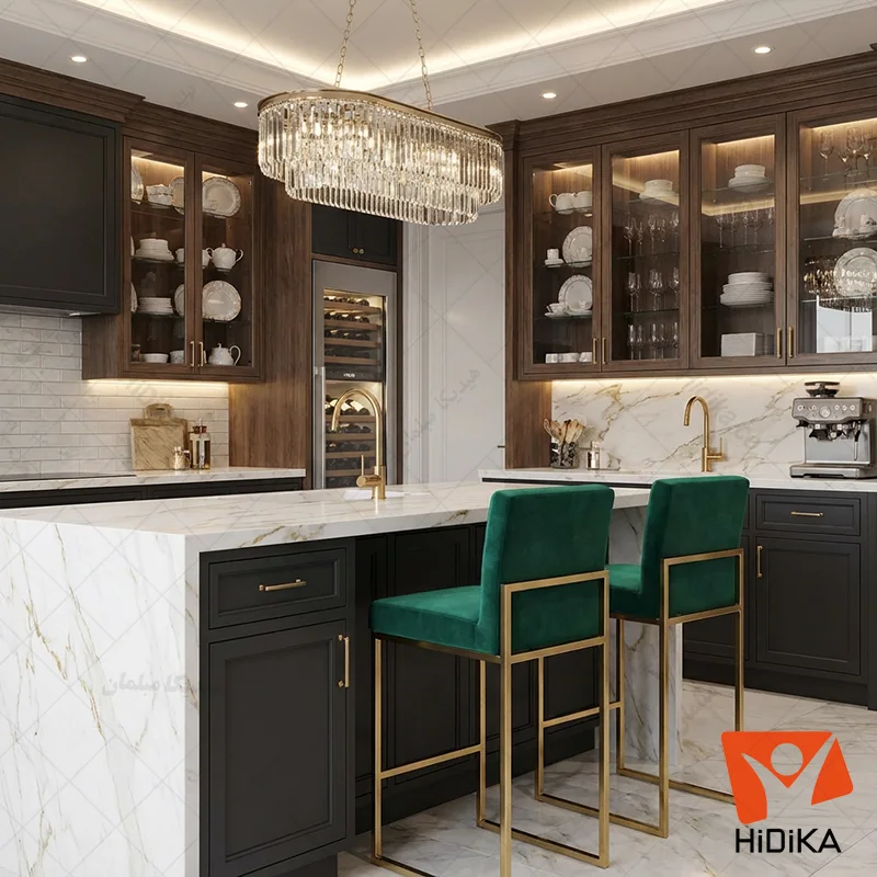 صندلی اپن آسنا بدنه فورتیک طلائی