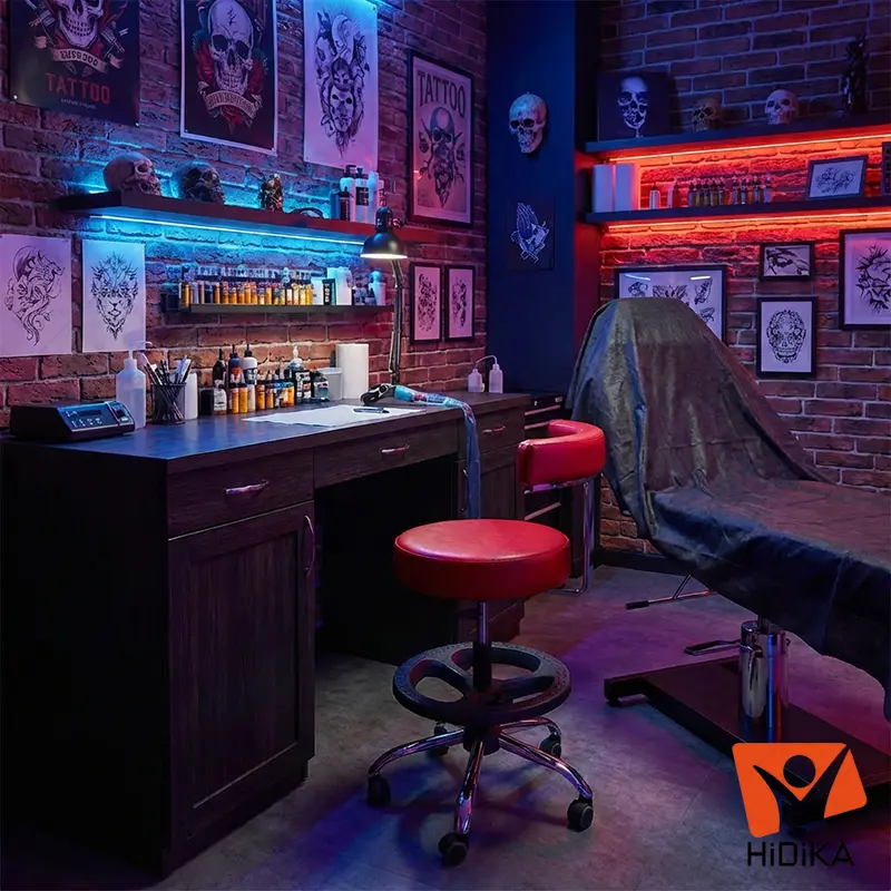 صندلی تتو چرخدار