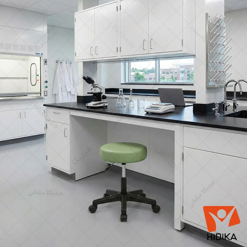 صندلی آزمایشگاهی پایه پلیمری