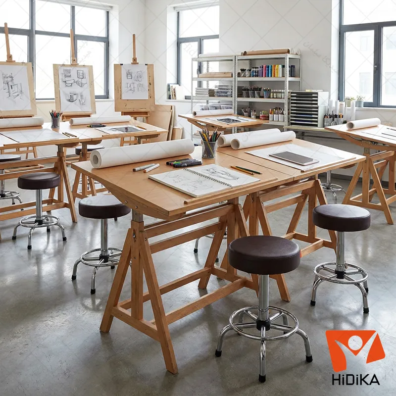 صندلی آزمایشگاهی بدون پشتی