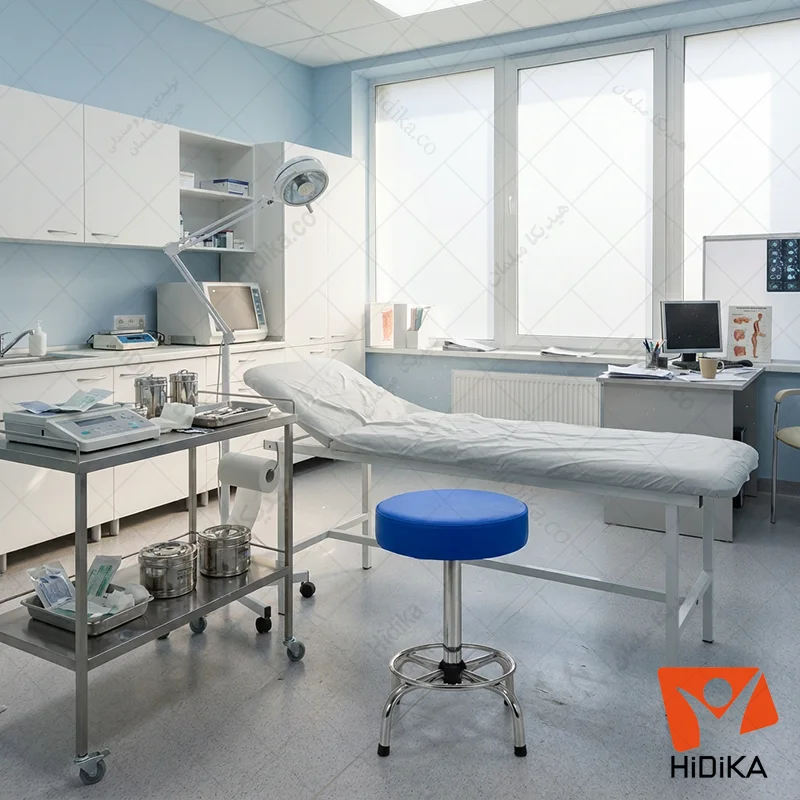 صندلی آزمایشگاهی پایه ثابت