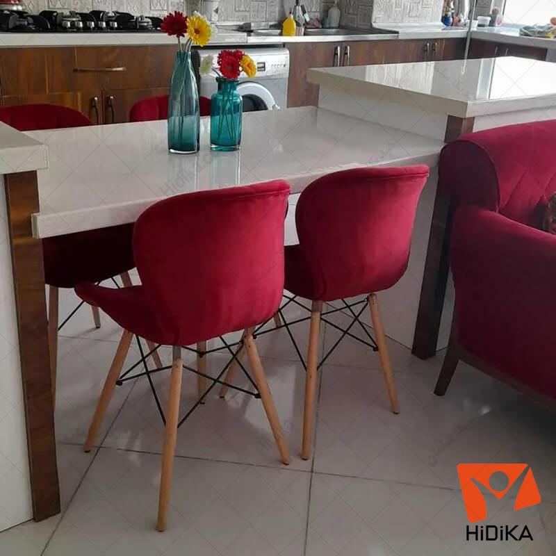 صندلی ناهارخوری لارا پارچه ای