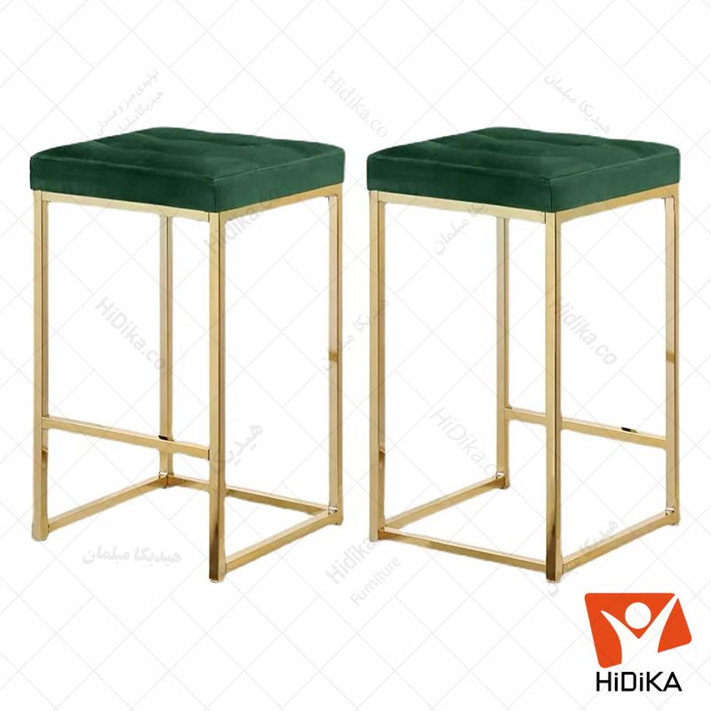 صندلی کانتر لیدن بدنه طلائی