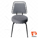 صندلی آرمیتا پارچه طوسی