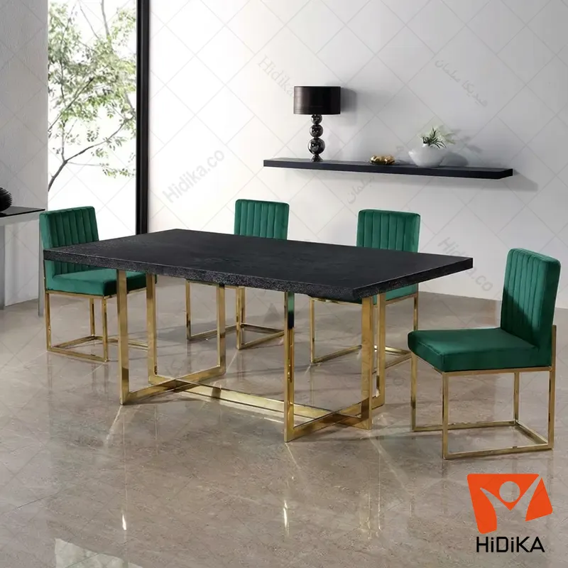 صندلی آسنا پارچه سبز