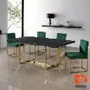 صندلی آسنا پارچه سبز