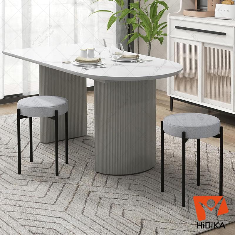 صندلی چهارپایه دلوین بدون پشتی