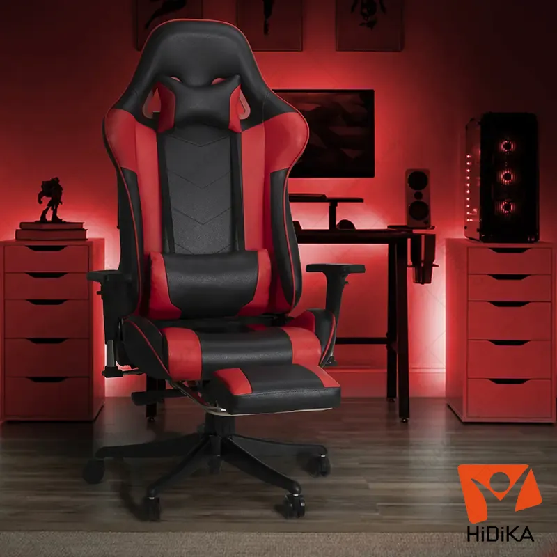 صندلی گیمینگ حرفه ای جاپایی دار