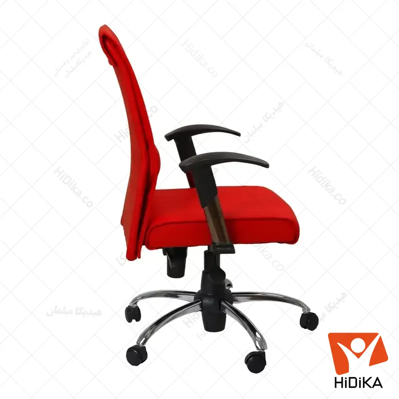 صندلی اداری طبی چرم قرمز