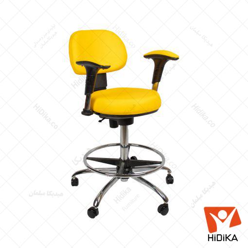 صندلی آزمایشگاهی پشتی دار کد S295T