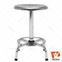 صندلی آزمایشگاهی صفحه استیل تابوره